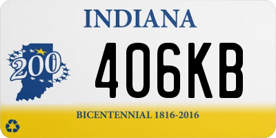 IN license plate 406KB