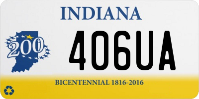 IN license plate 406UA