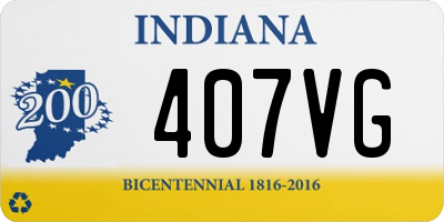 IN license plate 407VG