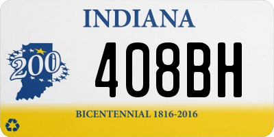 IN license plate 408BH