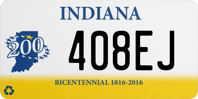 IN license plate 408EJ