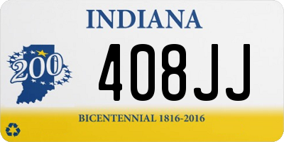 IN license plate 408JJ