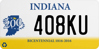 IN license plate 408KU