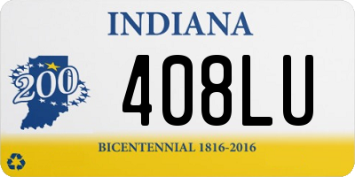 IN license plate 408LU