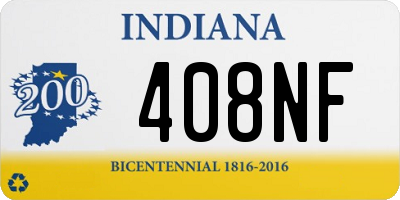 IN license plate 408NF