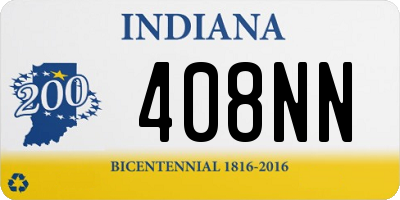 IN license plate 408NN