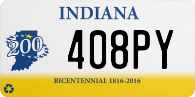 IN license plate 408PY