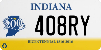 IN license plate 408RY