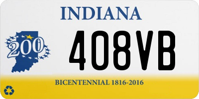 IN license plate 408VB