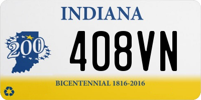 IN license plate 408VN