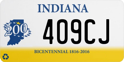 IN license plate 409CJ