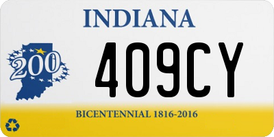 IN license plate 409CY
