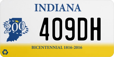 IN license plate 409DH