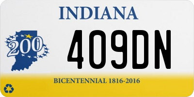 IN license plate 409DN