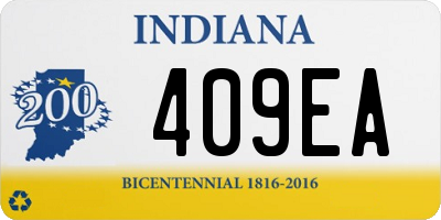 IN license plate 409EA