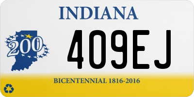 IN license plate 409EJ