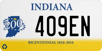 IN license plate 409EN