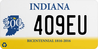 IN license plate 409EU