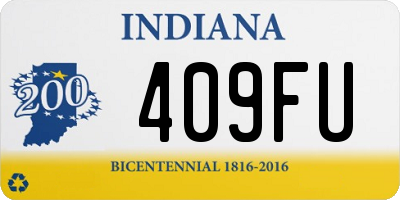 IN license plate 409FU