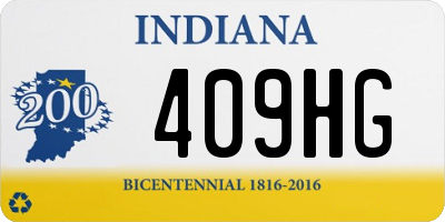 IN license plate 409HG