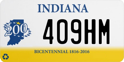 IN license plate 409HM