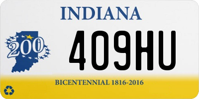 IN license plate 409HU