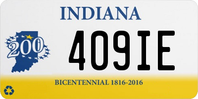 IN license plate 409IE