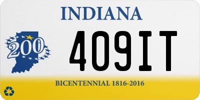 IN license plate 409IT