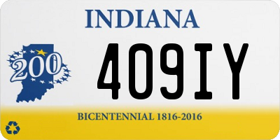 IN license plate 409IY