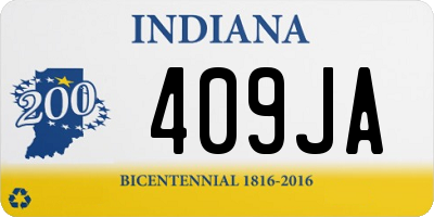 IN license plate 409JA