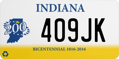 IN license plate 409JK