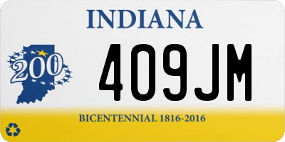 IN license plate 409JM
