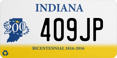 IN license plate 409JP