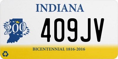 IN license plate 409JV