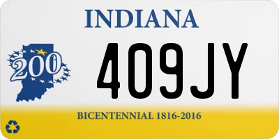 IN license plate 409JY