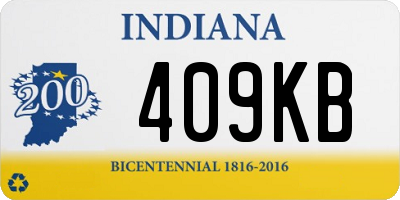 IN license plate 409KB