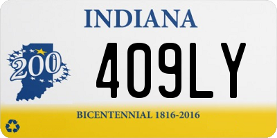 IN license plate 409LY