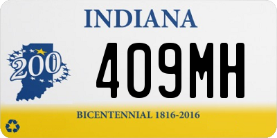 IN license plate 409MH