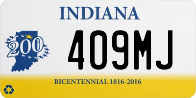 IN license plate 409MJ