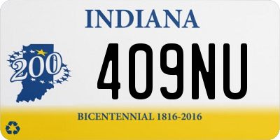 IN license plate 409NU