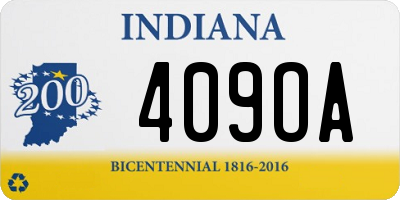 IN license plate 409OA