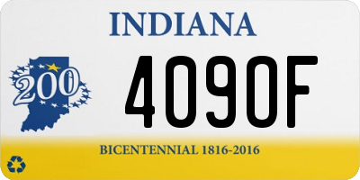 IN license plate 409OF