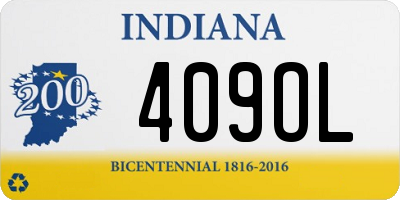 IN license plate 409OL