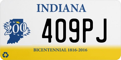 IN license plate 409PJ