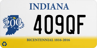 IN license plate 409QF