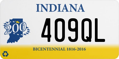 IN license plate 409QL