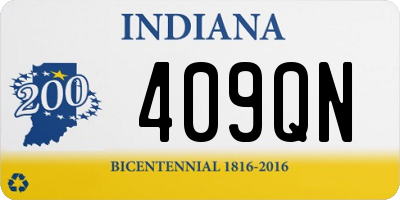 IN license plate 409QN