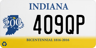 IN license plate 409QP