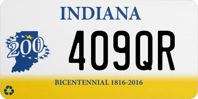 IN license plate 409QR