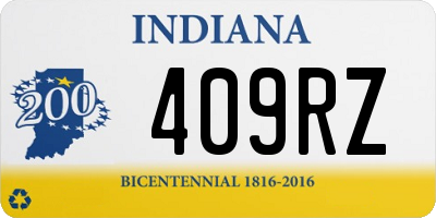 IN license plate 409RZ